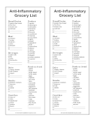 Anti-Inflammatory Grocery List